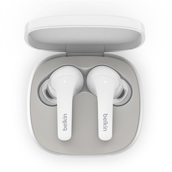 Belkin Soundform Flow ANC In-Ear cuffia wireless bian. AUC006BTWH
