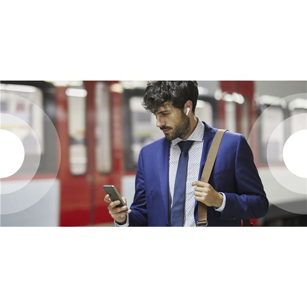 Belkin Soundform Flow ANC In-Ear cuffia wireless bian. AUC006BTWH