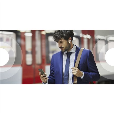 Belkin Soundform Flow ANC In-Ear cuffia wireless bian. AUC006BTWH