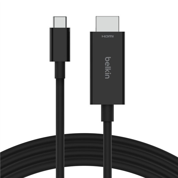 Belkin USB-C su HDMI 2.1 cavo 2m, nero AVC012bt2MBK