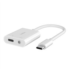 Belkin RockStar 3,5mm adatt.ric. audio e USB-C bianco NPA004btWH 2