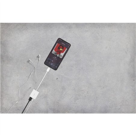 Belkin RockStar 3,5mm adatt.ric. audio e USB-C bianco NPA004btWH