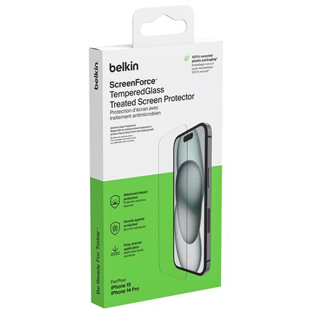 Belkin Screenforce Tempered Gl. antiba.iPhone 15/14Pro  OVA135ZZ