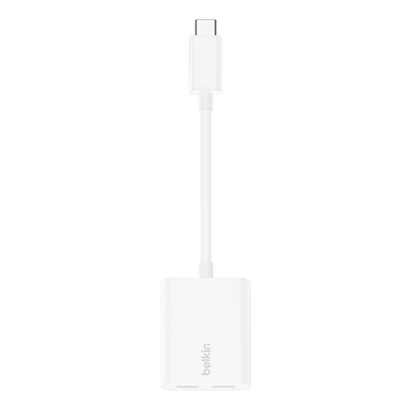 Belkin RockStar USB-C Audio e adatt. ricar, bian. F7U081btWH