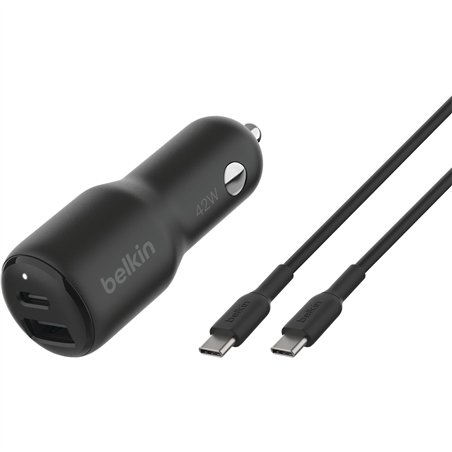 Belkin BOOST Charge 42W Dual ca. da auto PD/PPS Tech. CCB005btBK
