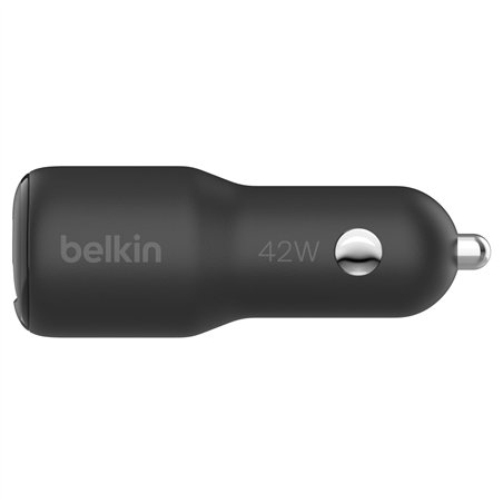 Belkin BOOST Charge 42W Dual ca. da auto PD/PPS Tech. CCB005btBK