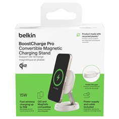 Belkin BOOST Charge Pro Qi2 15W staz.ricarica mag. bi.WIA008vfWH 2