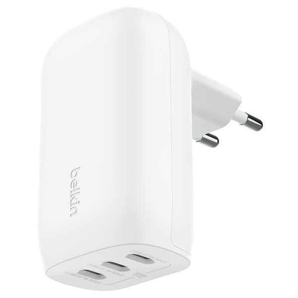Belkin BOOST Charge USB-C 67W 3 x USB-C, PPS, bian. WCC002vfWH