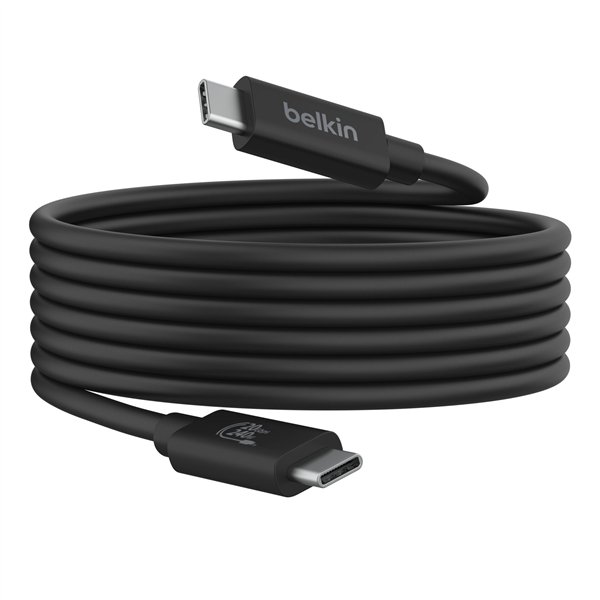 Belkin USB4 cavo USB-C/USB-C 2m 240W, 20Gbit/s, ne. INZ004bt2MBK