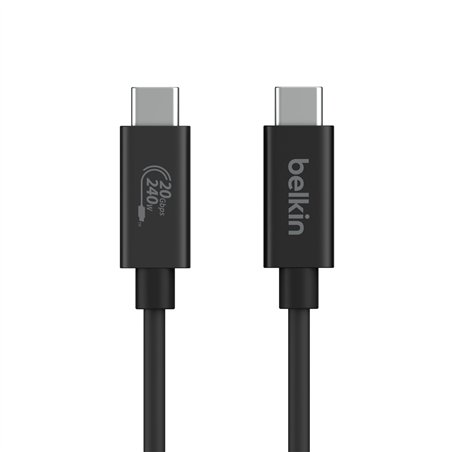 Belkin USB4 cavo USB-C/USB-C 2m 240W, 20Gbit/s, ne. INZ004bt2MBK