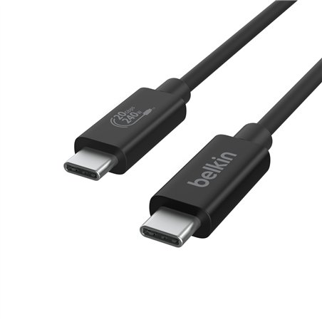 Belkin USB4 cavo USB-C/USB-C 2m 240W, 20Gbit/s, ne. INZ004bt2MBK