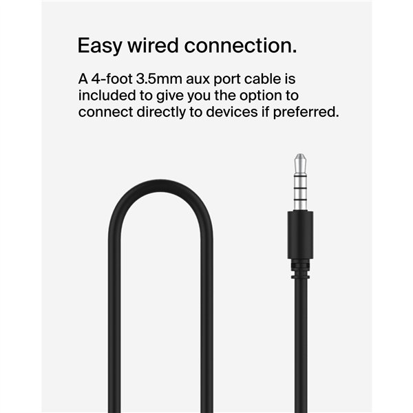 Belkin Soundform Mini-On-Ear per bamb. BT USB-C nero AUD002btBKV3