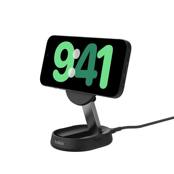 Belkin BOOST Charge Pro Qi2 15W staz. ric. mag. nero WIA008btBK