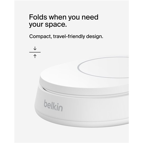 Belkin BOOST Charge Pro Qi2 15W staz. ric. mag. bian. WIA008btWH