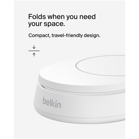 Belkin BOOST Charge Pro Qi2 15W staz. ric. mag. bian. WIA008btWH