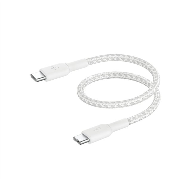 Belkin BOOST CHARGE cavo intrec. USB-C/USB-C 15cm bi.CAB004BT0MWM