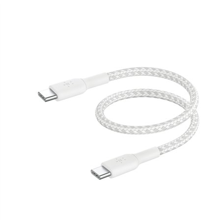 Belkin BOOST CHARGE cavo intrec. USB-C/USB-C 15cm bi.CAB004BT0MWM