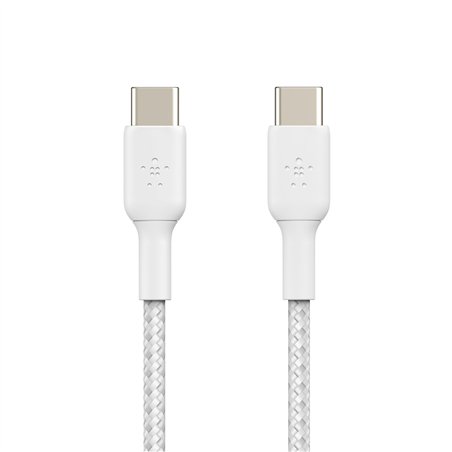 Belkin BOOST CHARGE cavo intrec. USB-C/USB-C 2m bian.CAB004bt2MWH