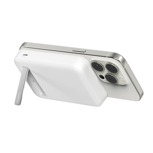 Belkin BOOST Charge Pro Magnet, Powerb.Qi2,15W,8K,bia.BPD007btWH