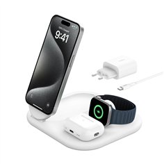 Belkin BOOST Charge 3in1 Qi2 15W staz. ricar. magn.bia.WIZ029vfWH 2