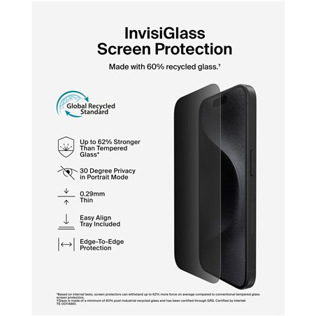 Belkin ScreenForce InvisiGlassAM Privacy 17/16 Pro       OVA169hq