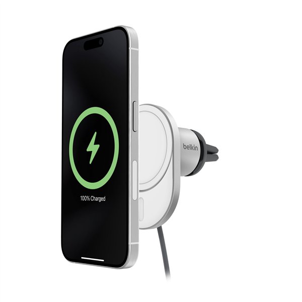 Belkin caricab. magnet.wirel. p. auto Qi2 (15W), senza aliment.