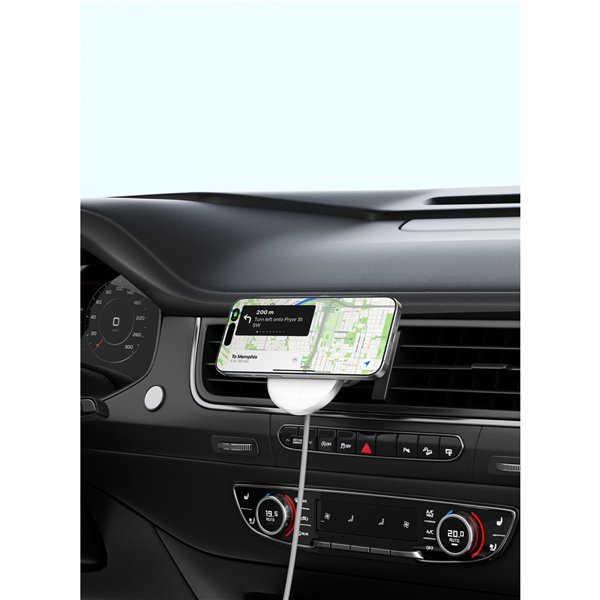 Belkin caricab. magnet.wirel. p. auto Qi2 (15W), senza aliment.