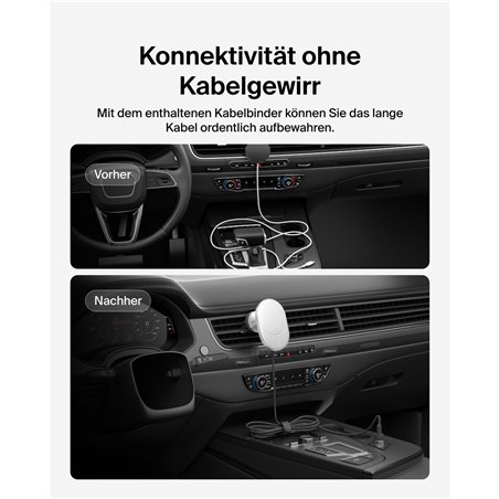 Belkin caricab. magnet.wirel. p. auto Qi2 (15W), senza aliment.