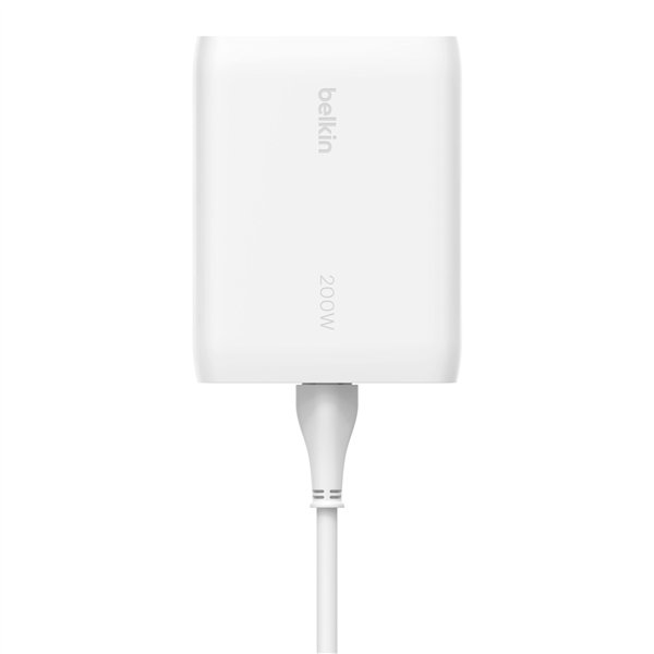Belkin BOOST Charge PRO 200Watt 4 port.USB-C GaN car. WCH015vfWH