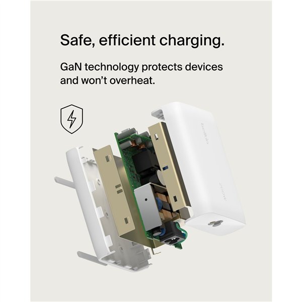 Belkin BOOST Charge PRO 200Watt 4 port.USB-C GaN car. WCH015vfWH