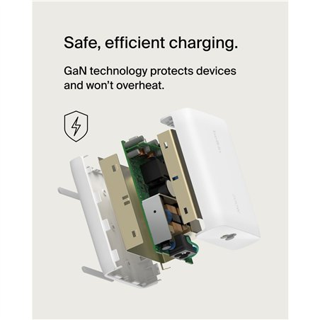 Belkin BOOST Charge PRO 200Watt 4 port.USB-C GaN car. WCH015vfWH