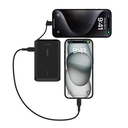 Belkin BOOST powerbank ric. 20W 10.000mAh USB-C nero BPB021hqBK