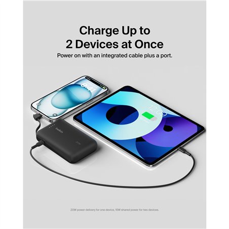 Belkin BOOST powerbank ric. 20W 10.000mAh USB-C nero BPB021hqBK