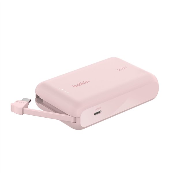 Belkin BOOST powerbank ric. 20W 10.000mAh USB-C rosa  BPB021hqPK