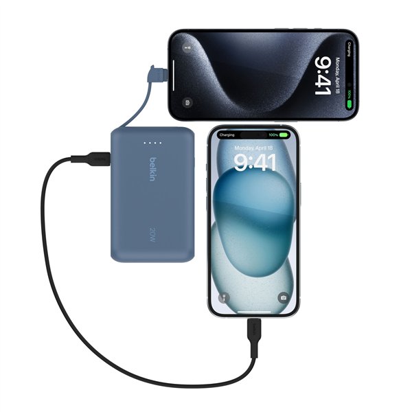 Belkin BOOST powerbank ric. 20W 10.000mAh USB-C blu BPB021hqBL