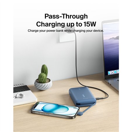 Belkin BOOST powerbank ric. 20W 10.000mAh USB-C blu BPB021hqBL