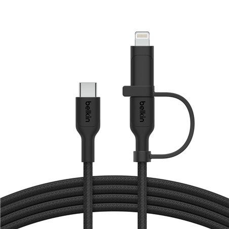 Belkin BOOST CHARGE 2-in-1 cavo USB-C/Lig.1,5m bi.CAC003hq1.5MWH
