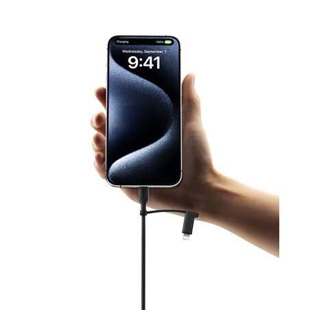 Belkin BOOST CHARGE 2-in-1 cavo USB-C/Lig.1,5m bi.CAC003hq1.5MWH