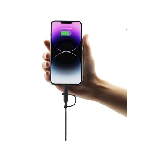 Belkin BOOST CHARGE 2-in-1 cavo USB-C/Lig.1,5m bi.CAC003hq1.5MWH