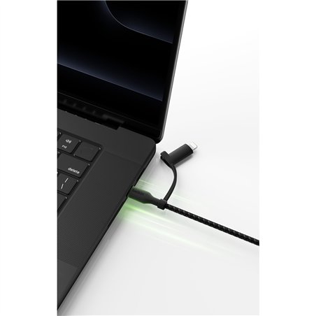 Belkin BOOST CHARGE 2-in-1 cavo USB-C/Lig.1,5m bi.CAC003hq1.5MWH
