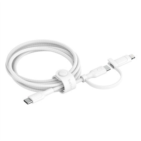 Belkin BOOST CHARGE 2-in-1 cavo USB-C/Lig.1,5m ne.CAC003hq1.5MBK