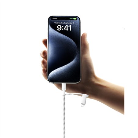 Belkin BOOST CHARGE 2-in-1 cavo USB-C/Lig.1,5m ne.CAC003hq1.5MBK