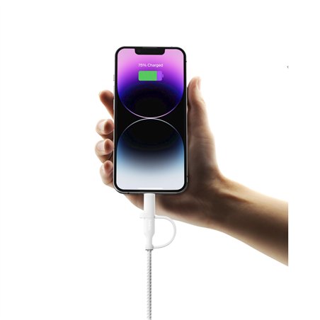 Belkin BOOST CHARGE 2-in-1 cavo USB-C/Lig.1,5m ne.CAC003hq1.5MBK