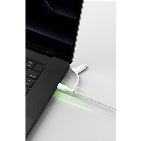 Belkin BOOST CHARGE 2-in-1 cavo USB-C/Lig.1,5m ne.CAC003hq1.5MBK