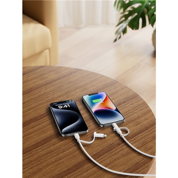 Belkin BOOST CHARGE 2-in-1 cavo USB-C/Lig.1,5m ne.CAC003hq1.5MBK