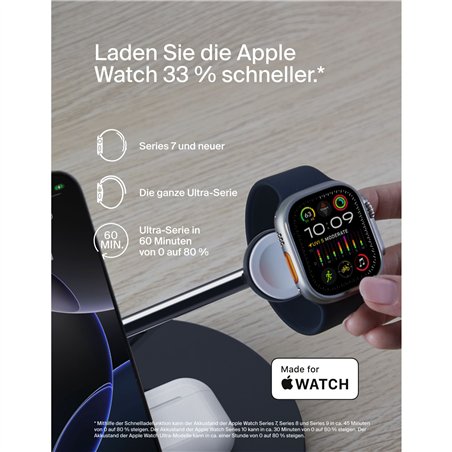 Belkin BOOST CHARGE PRO Qi2 3in1 staz.ric.magn.15W sw. WIZ032kqBK