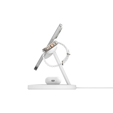 Belkin BOOST CHARGE PRO Qi2 3in1 staz.ric.mag. 15W bi. WIZ032kqWH