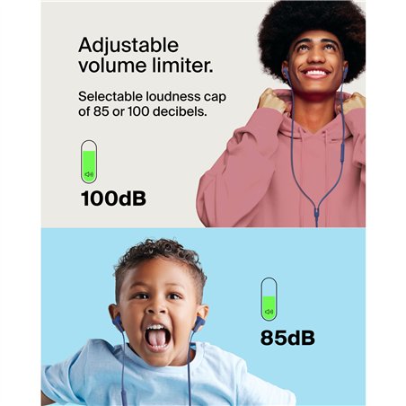 Belkin Rockstar In Ear cuffia cavo, USB-C, blu G3H0002hqBLV2