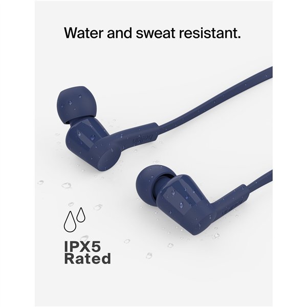 Belkin Rockstar In Ear cuffia cavo, USB-C, blu G3H0002hqBLV2