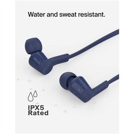 Belkin Rockstar In Ear cuffia cavo, USB-C, blu G3H0002hqBLV2